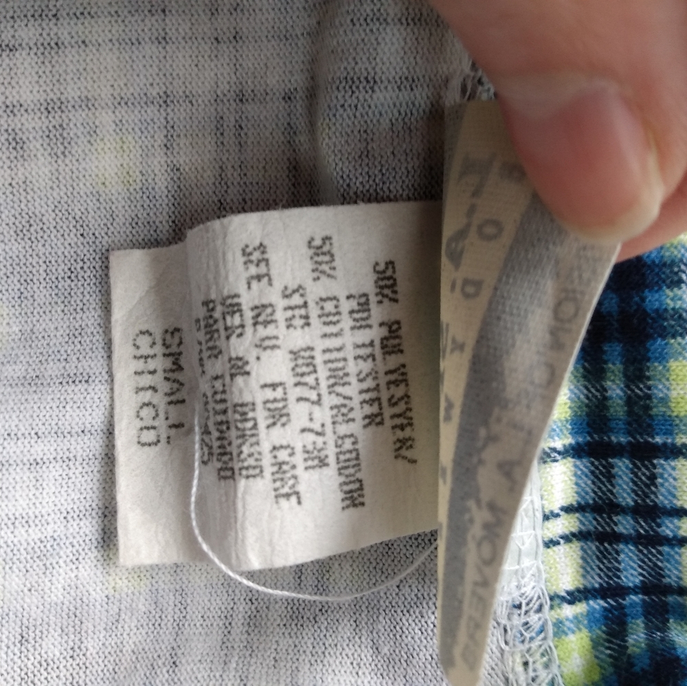Vintage 90's Blue Plaid Knot Front Sleeveless Top - Picture 8 of 8